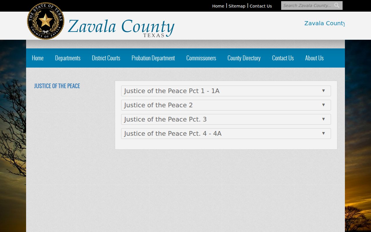 Zavala County bench warrant routes across four JP offices