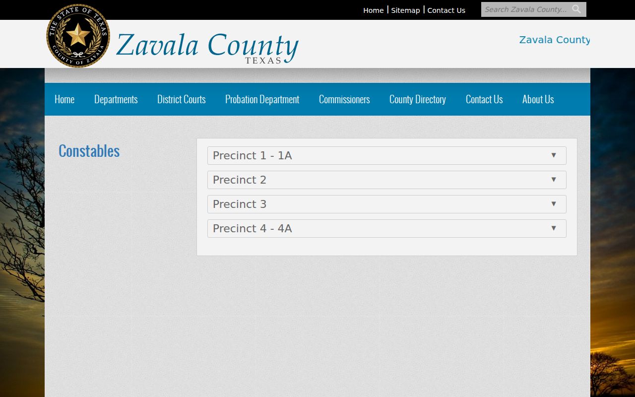 La Pryor warrant service contact within the Zavala County constable directory
